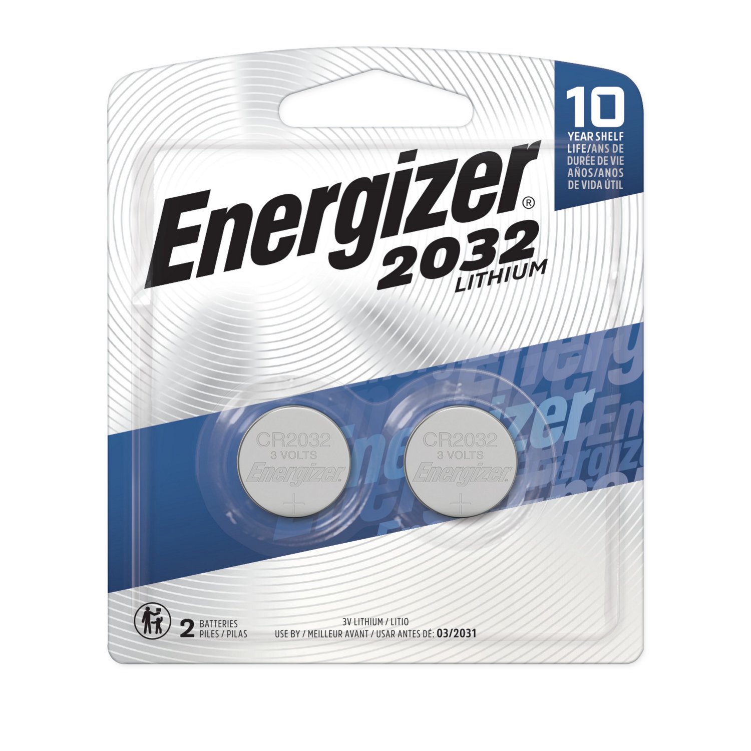 Energizer® Coin Lithium Batteries 2-Pack