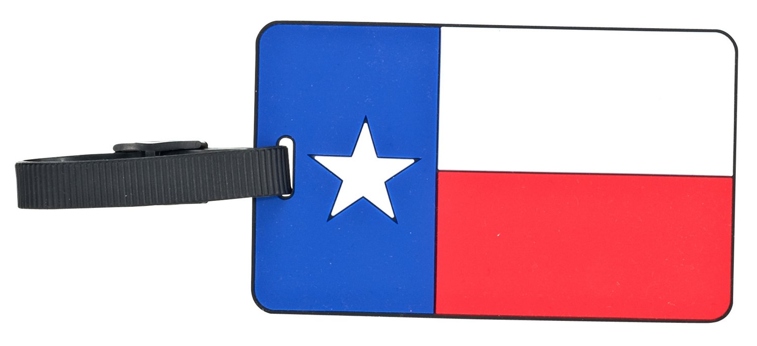 Magellan Outdoors Texas Flag Luggage Tag