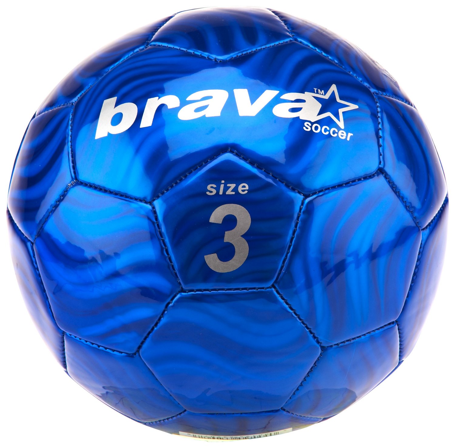 Brava® Soccer Blue Foil Size 3 Soccer Ball