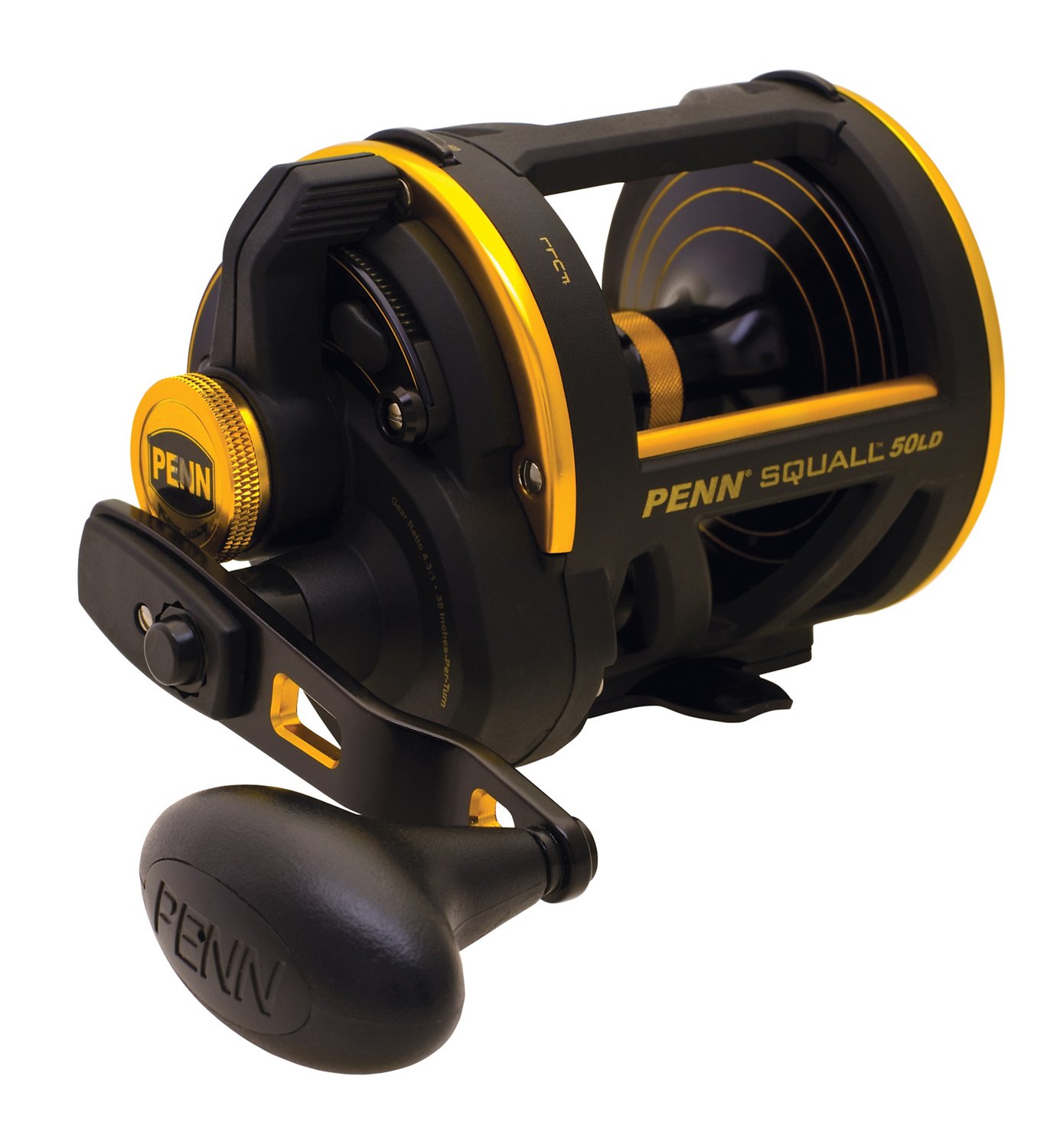 Penn Squall Lever Drag 50 Conventional Reel Right-handed