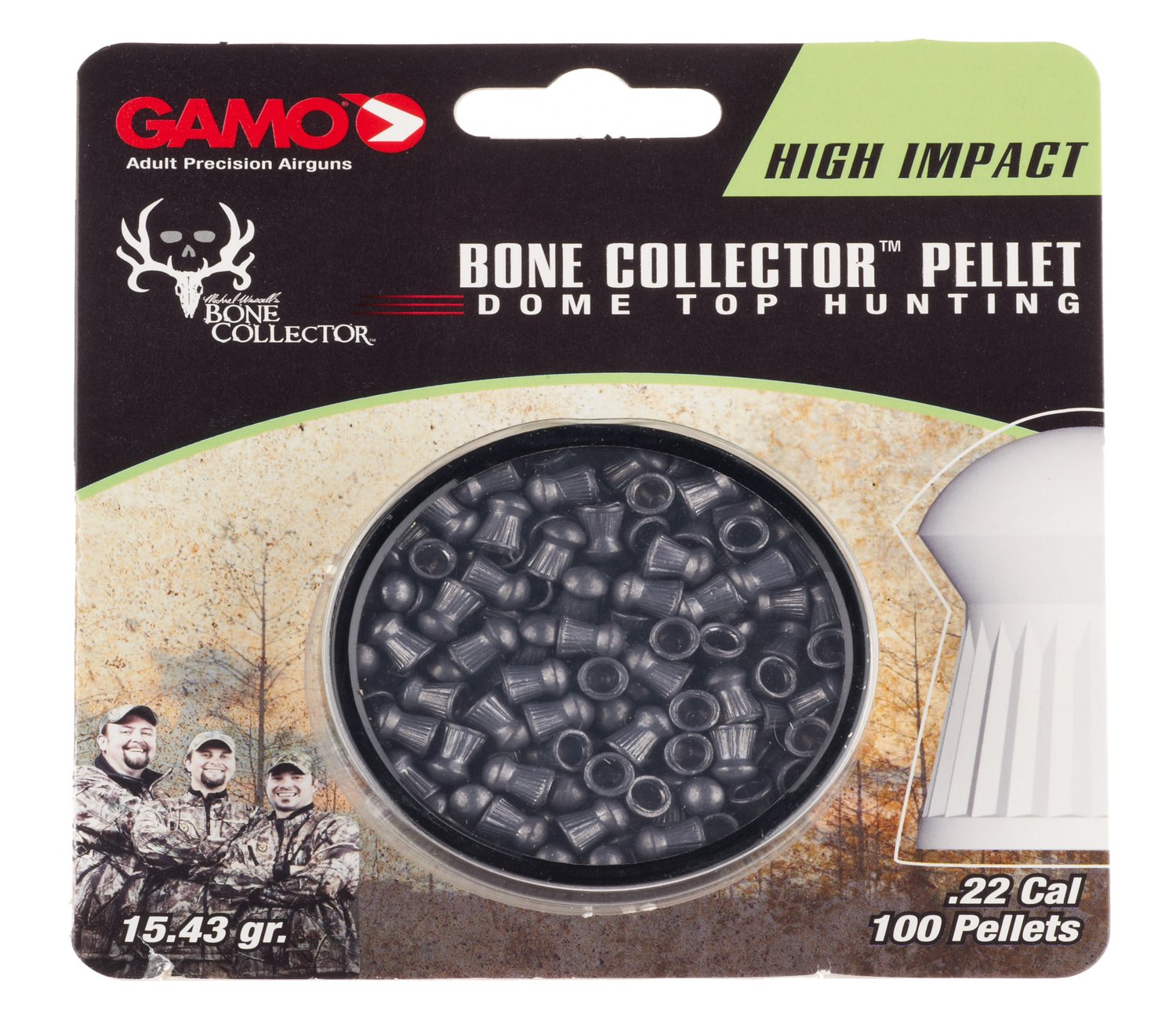 Gamo Bone Collector .22 Caliber Lead Air Gun Pellets thumbnail