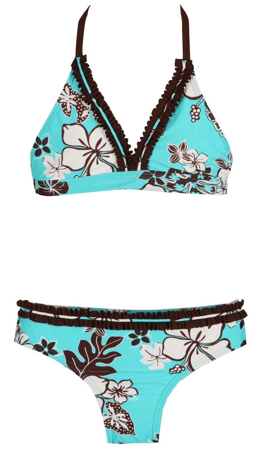 O'rageous® Girls' Surf Sister Ruffle Bikini