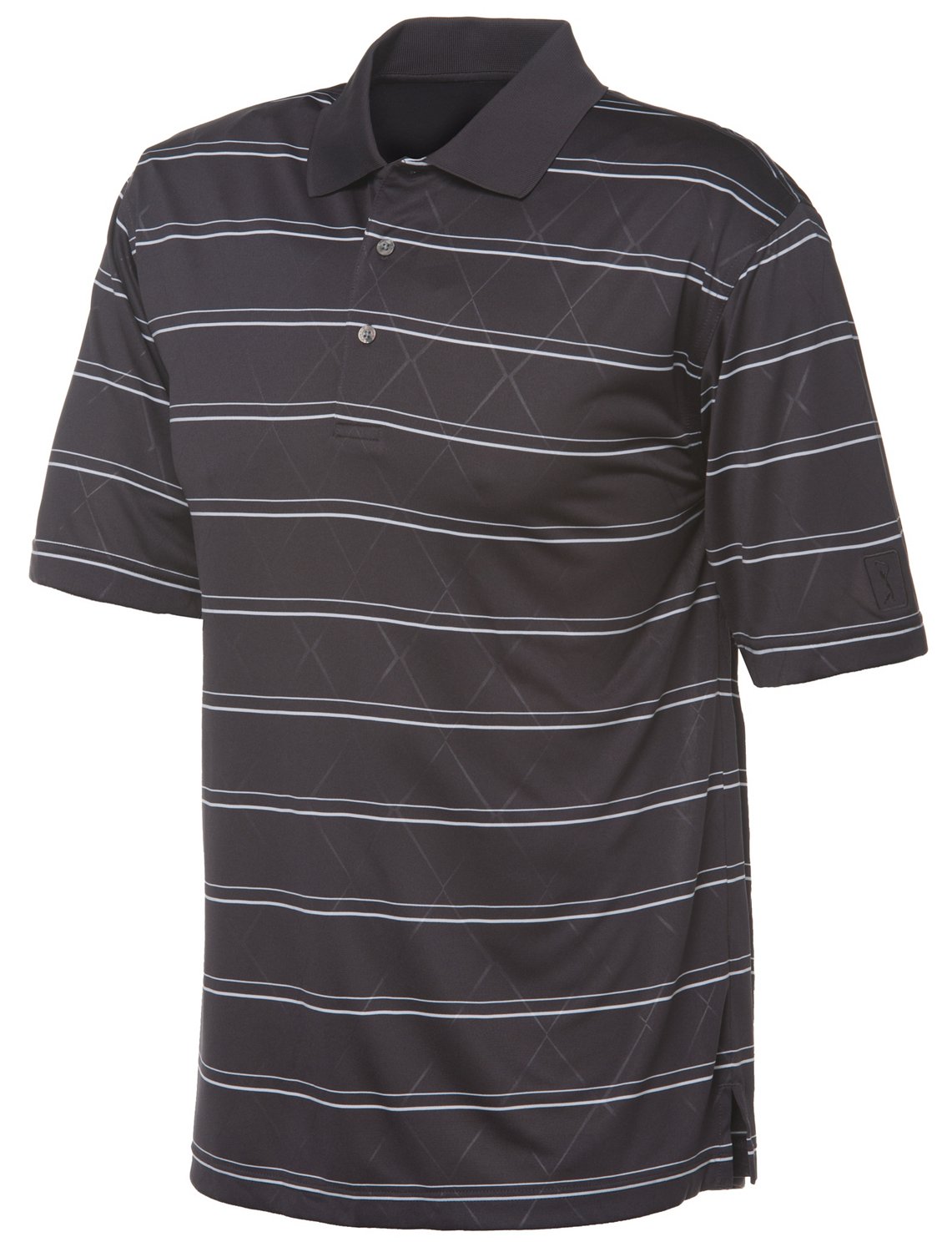 PGA Tour Men's Pro Series Argyle Stripe Polo