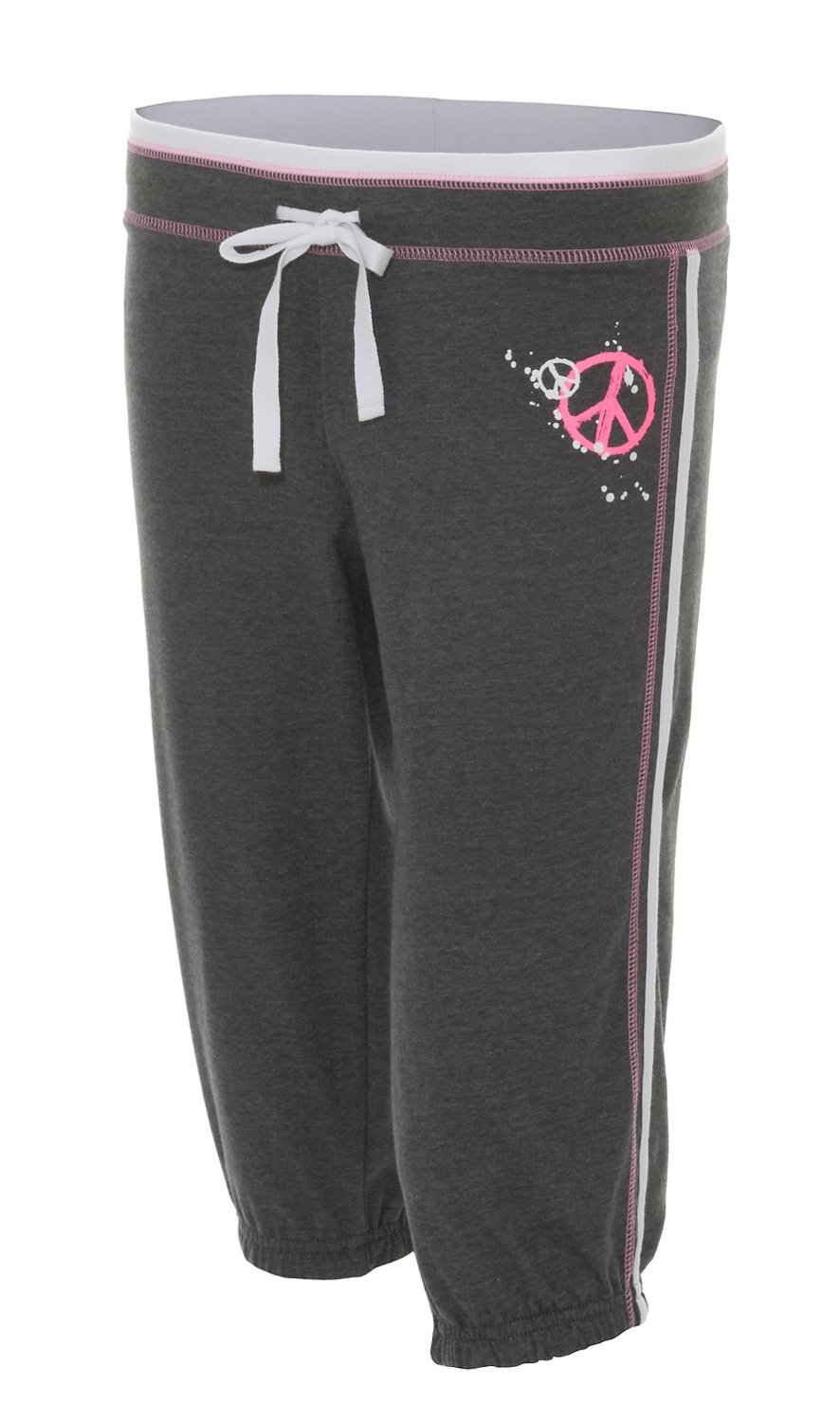 Charcoal Heather/Knockout Pink