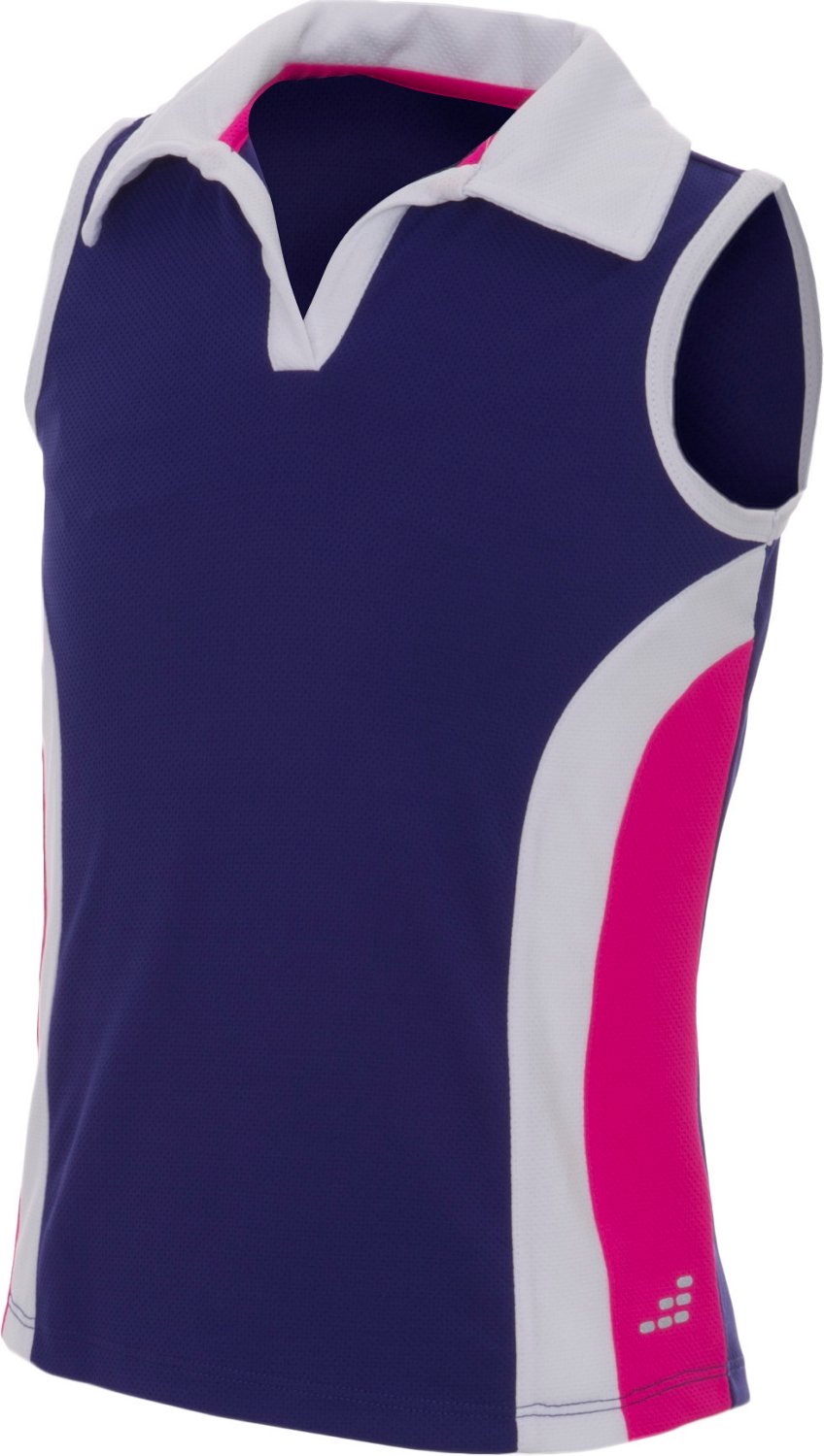 BCG Girls' Sleeveless Tennis Polo
