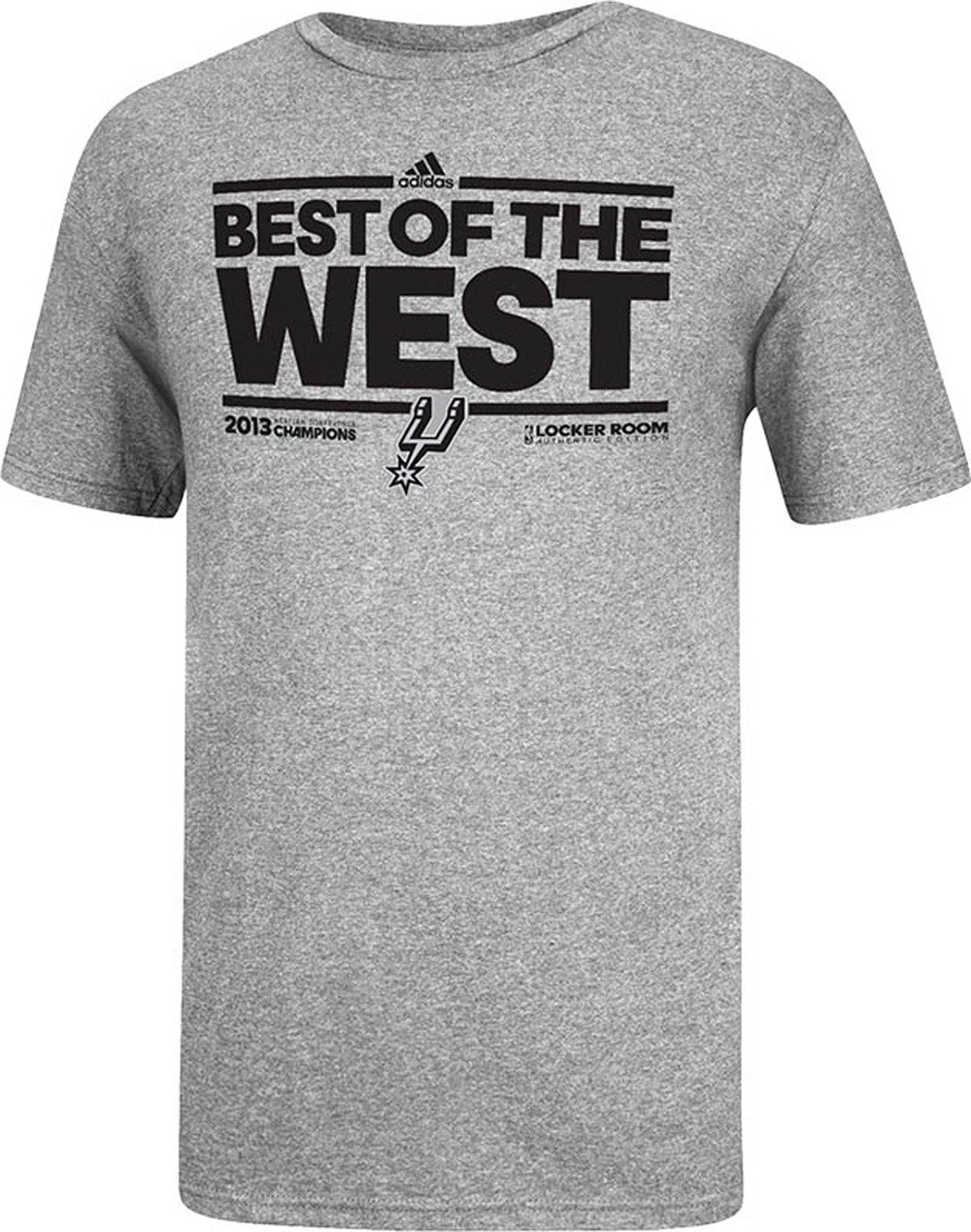 adidas Youth Spurs 2013 Western Conference Champions Locker Room T-shirt