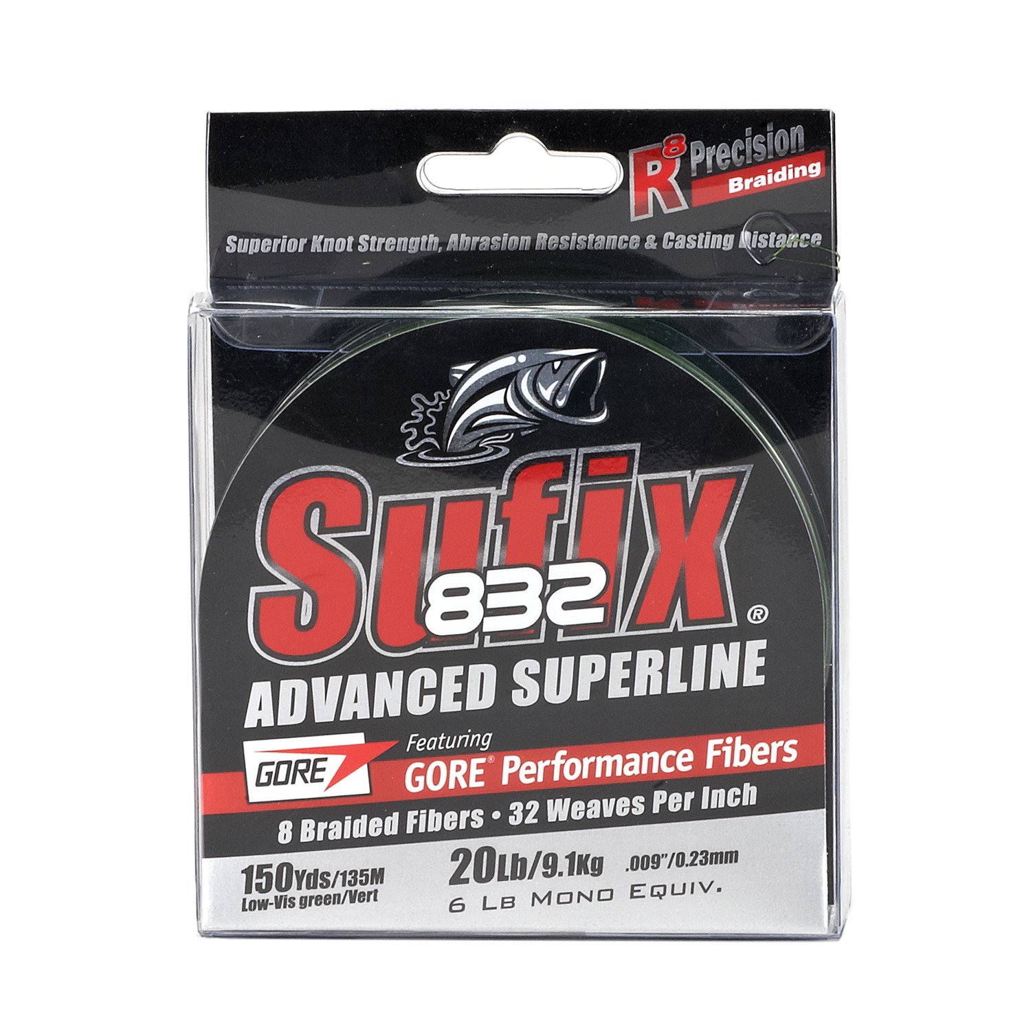 Sufix® 832 Advanced 20 lb. - 150 yards Braided Fishing Line