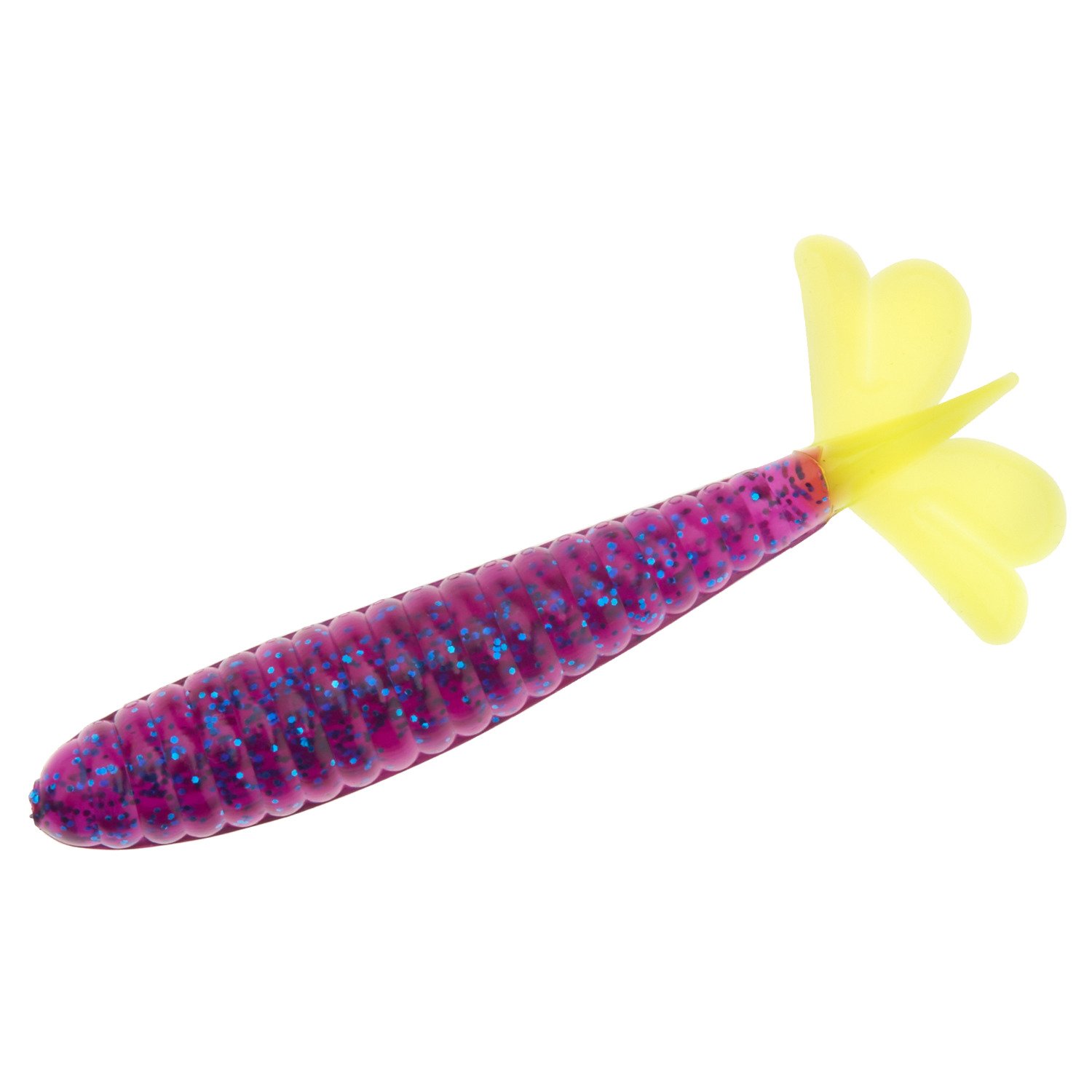 Deadly Dudley Mauler Shrimp Glow Soft Plastic Bait