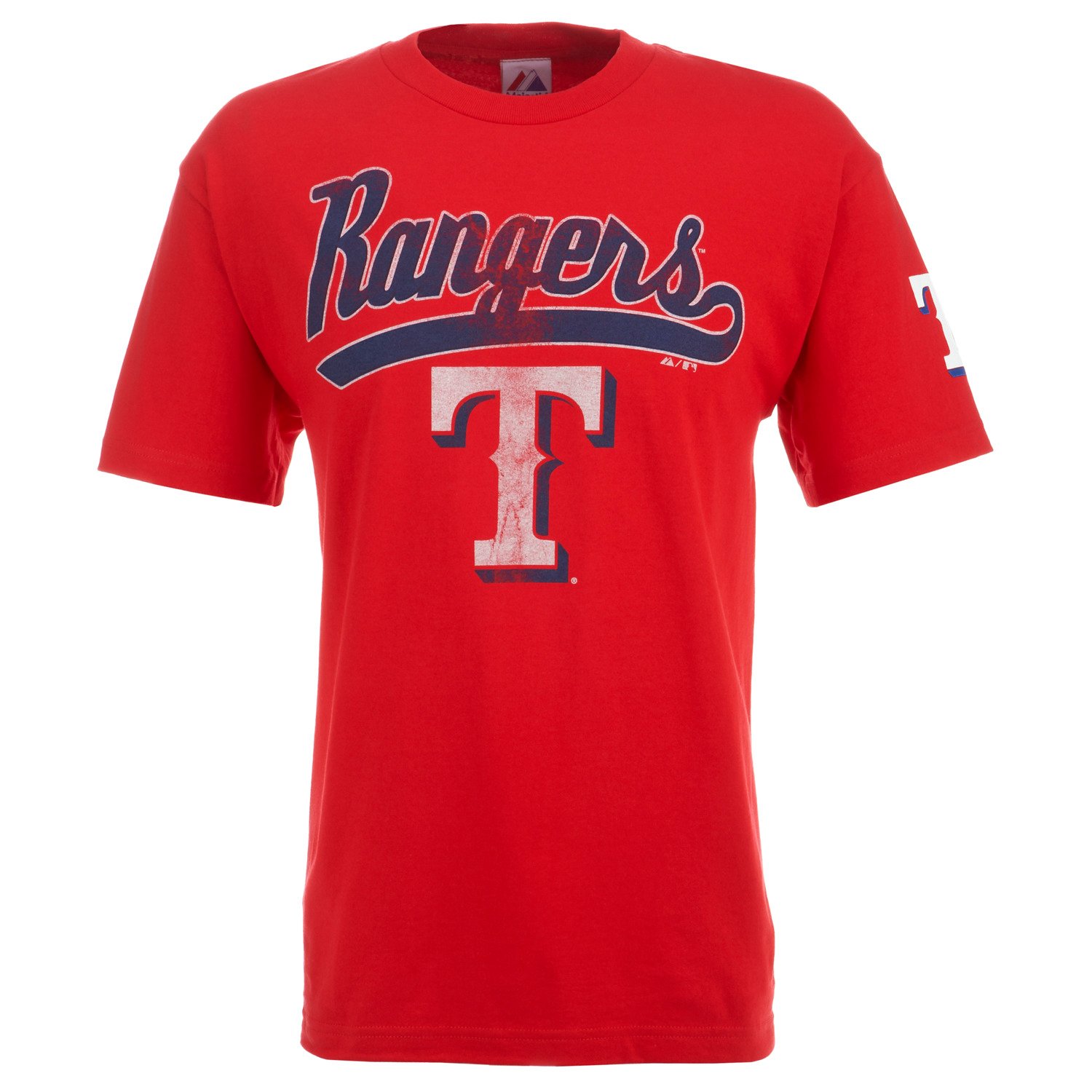 Majestic Adults' Texas Rangers Logo Galore T-shirt