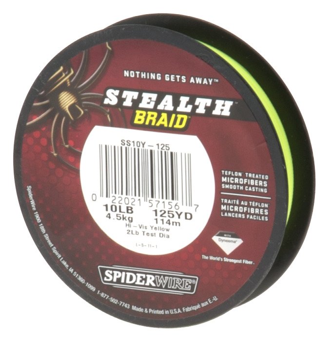 Spiderwire® Stealth™ 10 lb. - 125 yds. Braided Fishing Line