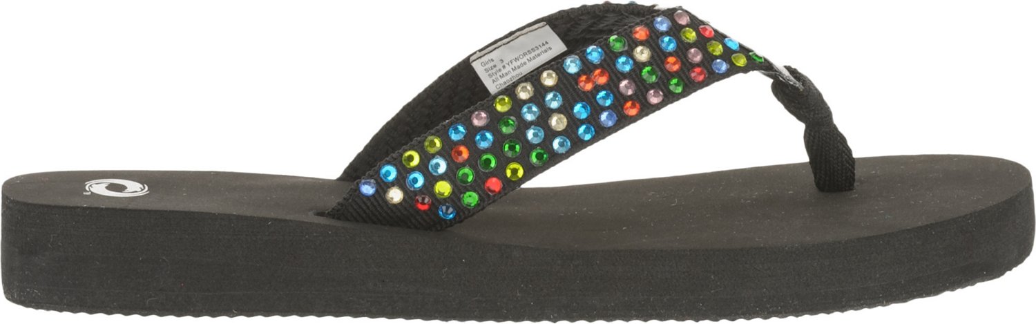 O'rageous® Girls' Ariel Flip Flops