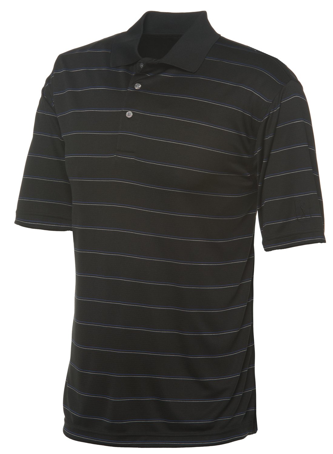 PGA Tour Men's Pro Series Tricolor Stripe Polo thumbnail