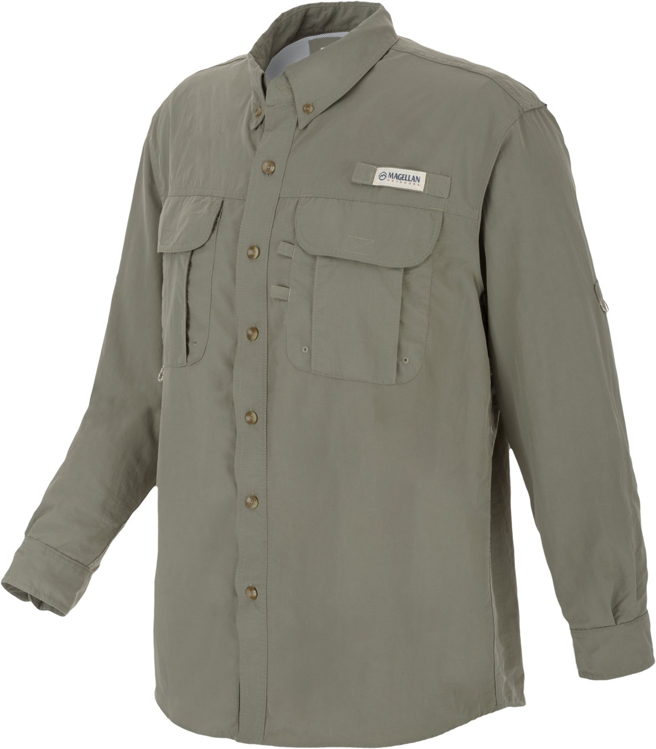 Magellan Outdoors Men's FishGear Laguna Madre Long Sleeve Fishing Shirt