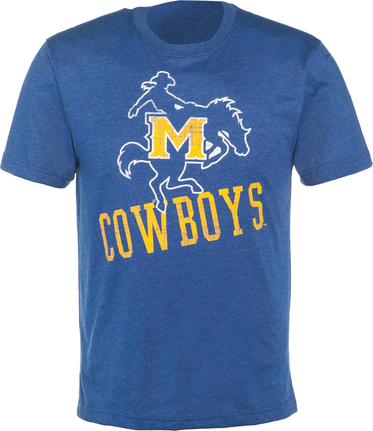 Colosseum Athletics Men's McNeese State University Ace Crew Neck T-shirt