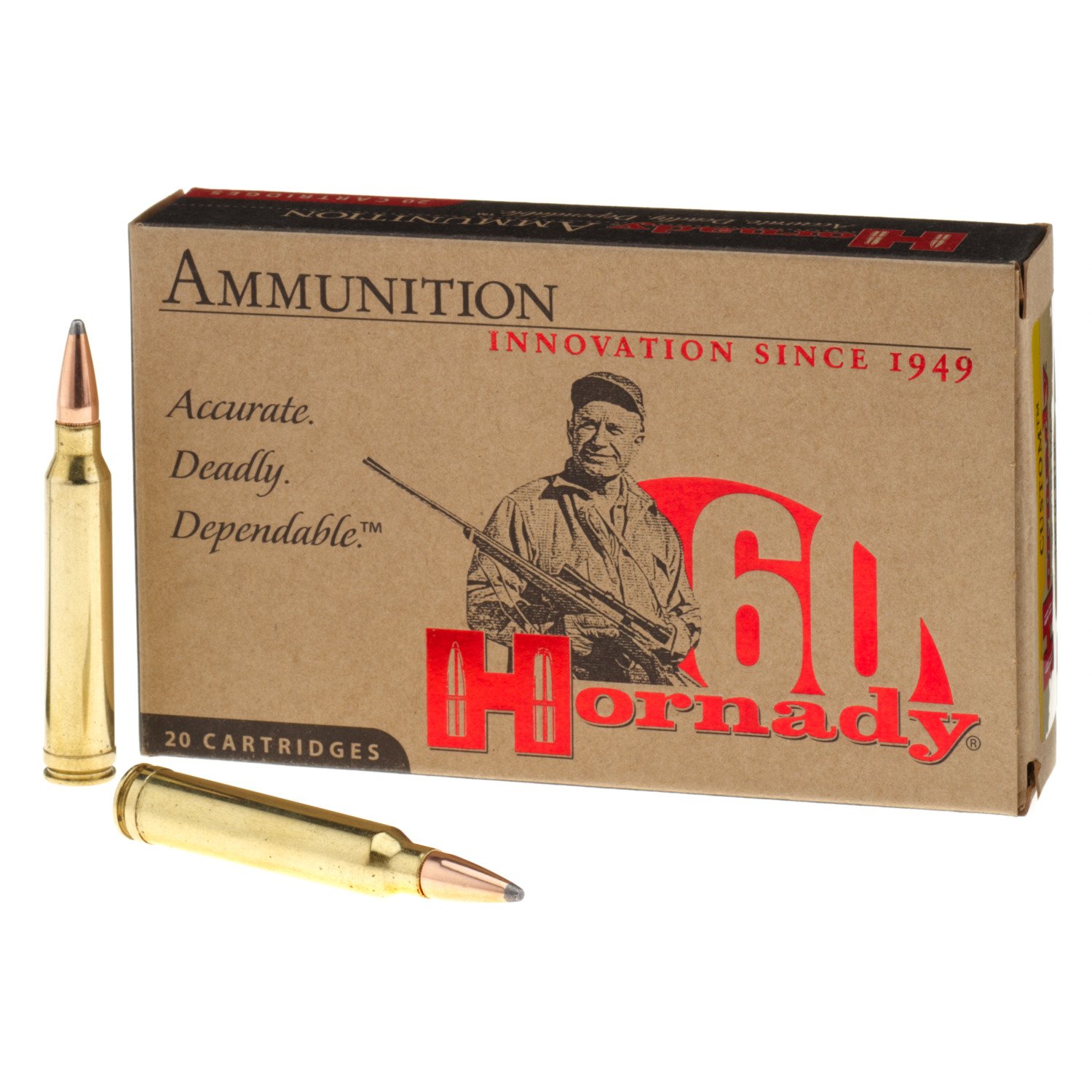 Hornady Interlock® BTSP .300 Winchester Magnum 165-Grain Rifle Ammunition