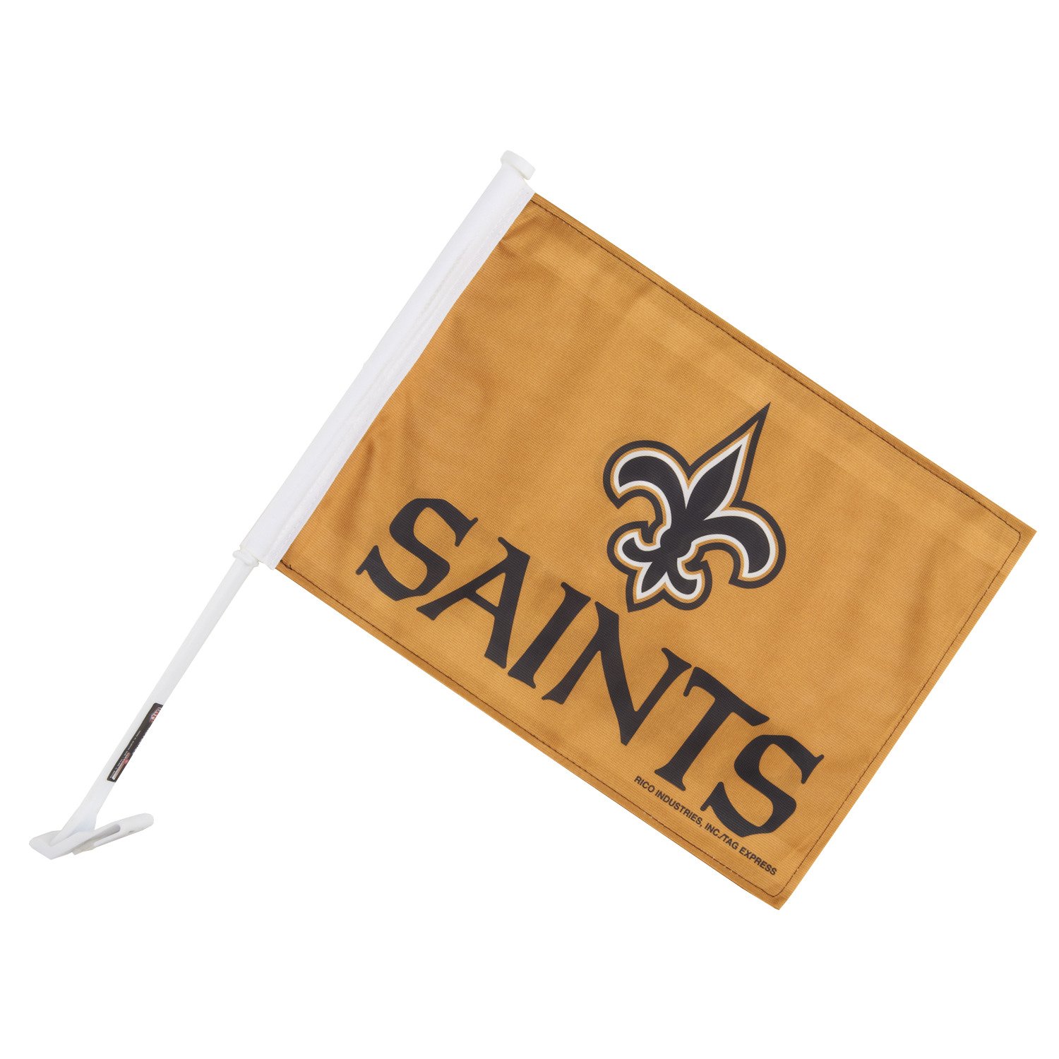 Tag Express New Orleans Saints Gold Car Flag