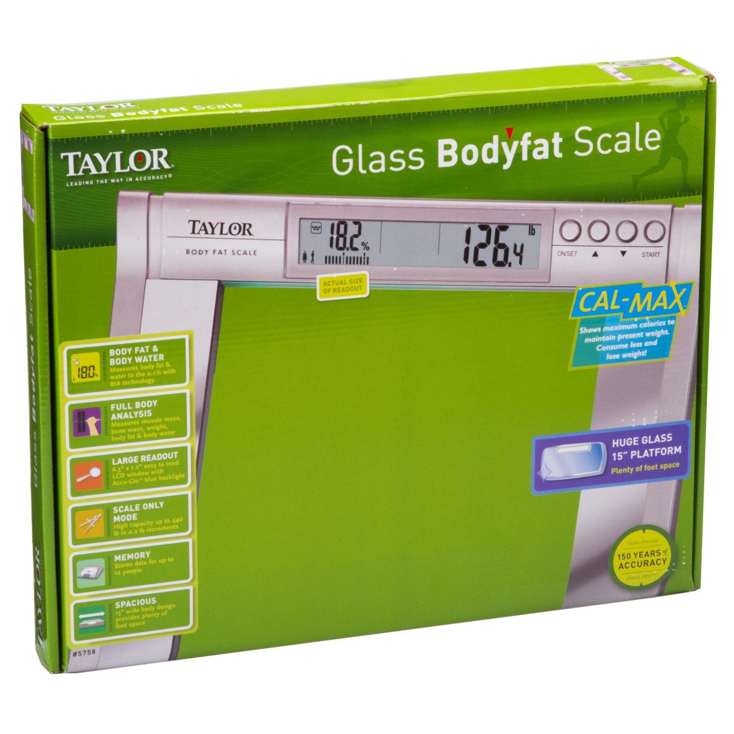 Taylor Glass Wide Body Composition Scale