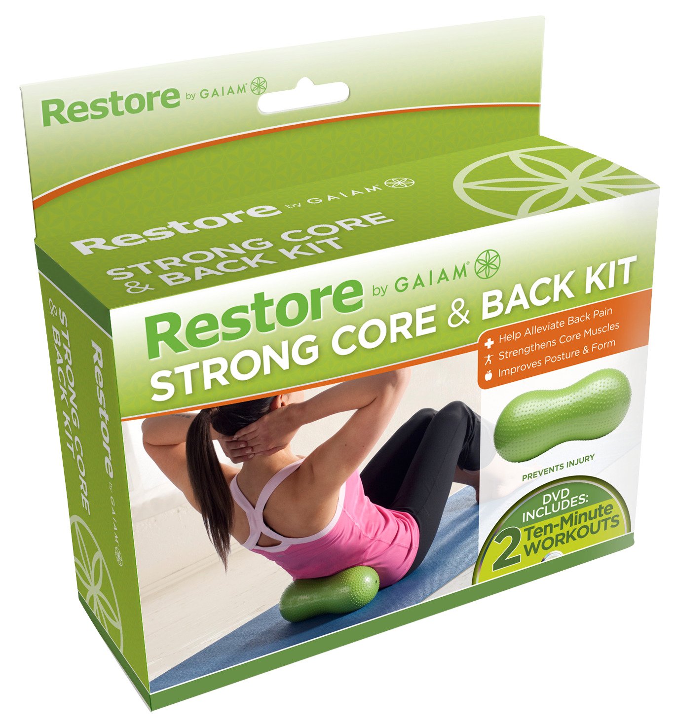 Gaiam Restore Strong Core and Back Care Kit