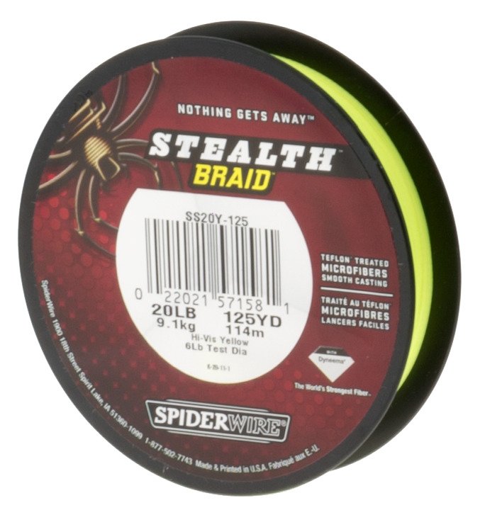 Spiderwire® Stealth™ 20 lb. - 125 yds. Braided Fishing Line