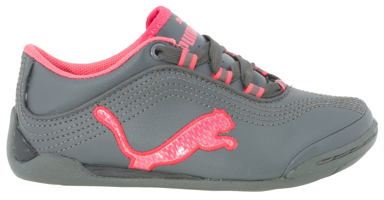 PUMA Girls' Soleil Cat Bling 2 L Jr. Athletic Lifestyle Shoes