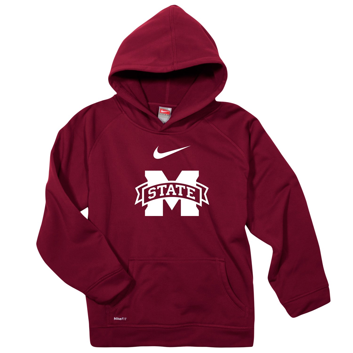 Nike Boys' Mississippi State University Performance Fleece Hoodie thumbnail