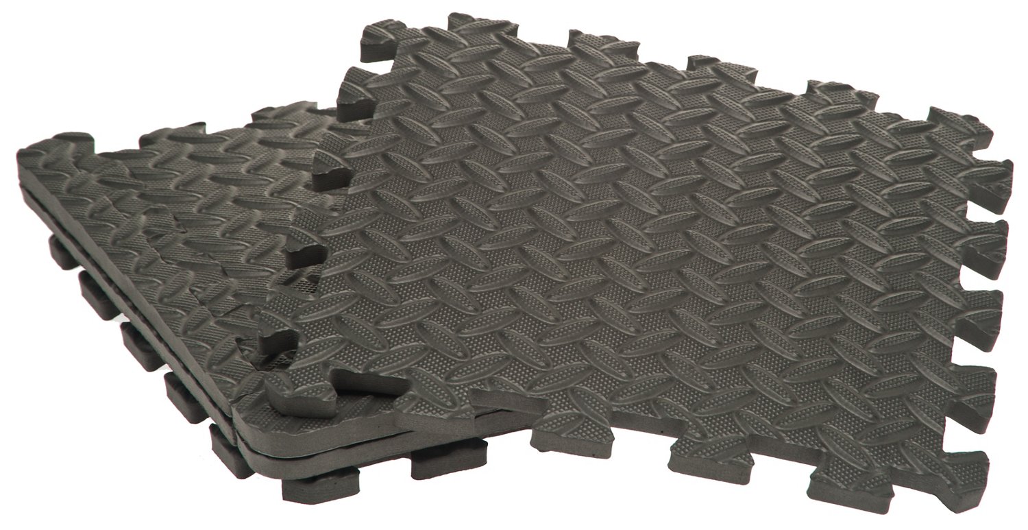 BCG Diamond Plate Fitness Flooring System 12-Pack