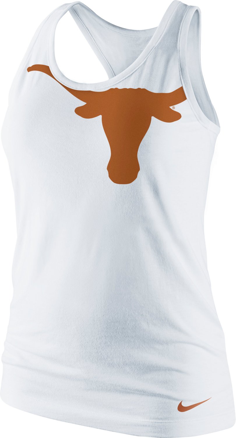 Nike Women's University of Texas Triblend Logo Tank Top