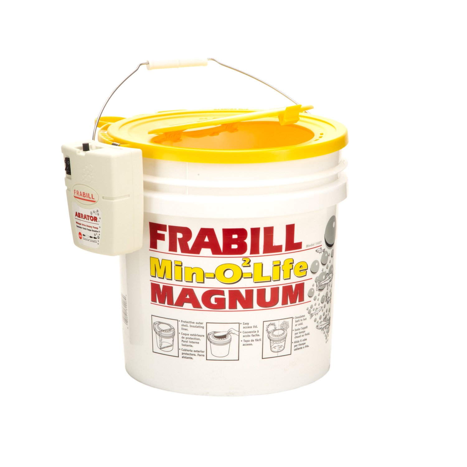 Frabill Min-O2-Life 4.25-Gallon Aerated Bucket