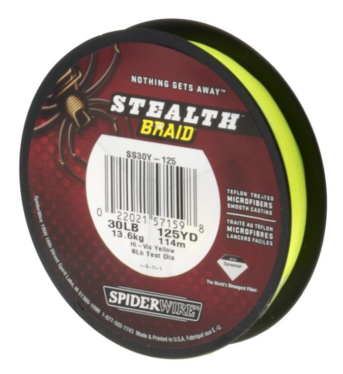 Spiderwire® Stealth™ 30 lb. - 125 yds. Braided Fishing Line