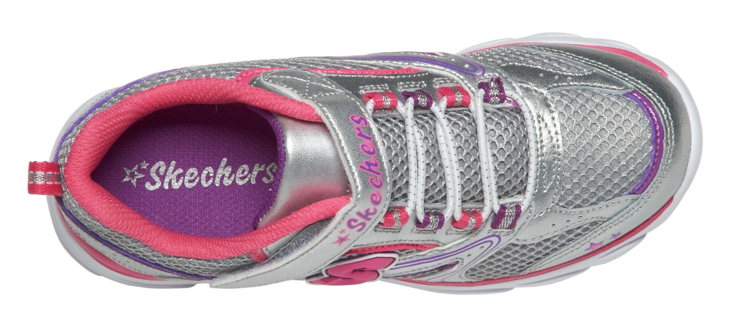 SKECHERS Girls' Lite Waves Skybeam Athletic Lifestyle Shoes thumbnail