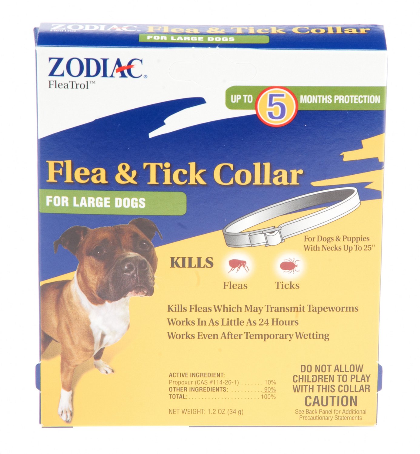 Zodiac FleaTrol Flea and Tick Collar for Large Dogs