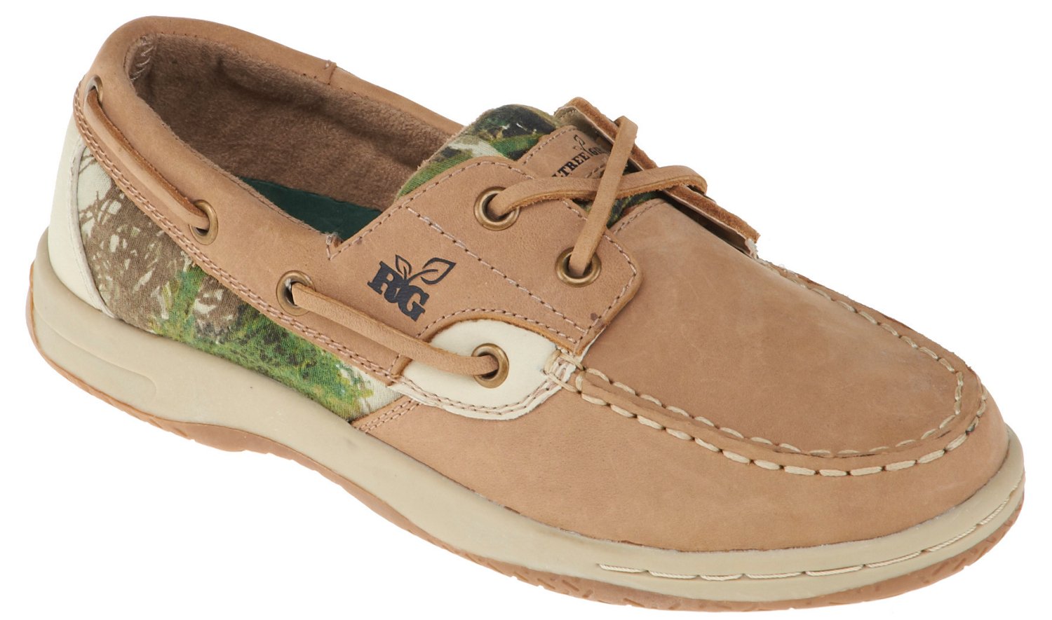 Realtree Women's Leather Boat Shoes thumbnail