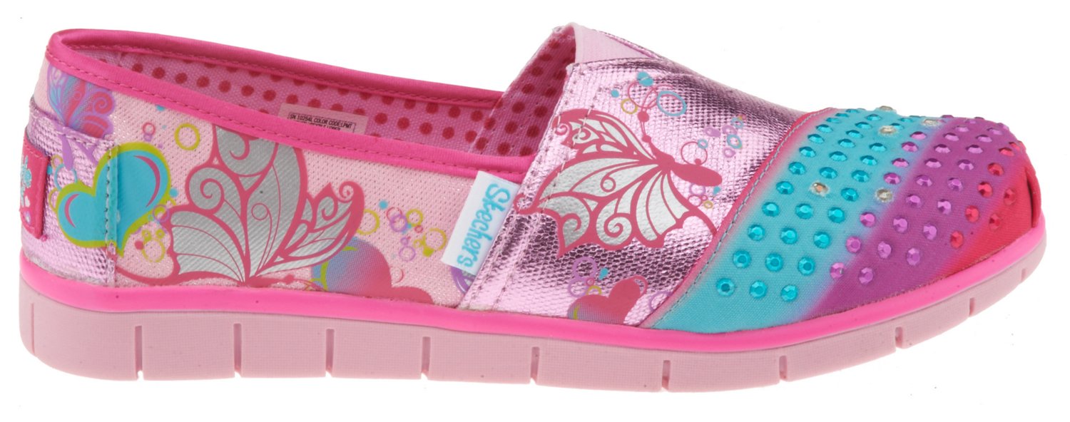 SKECHERS Girls' Twinkle Toes S Lights Starlight Athletic Lifestyle Shoes