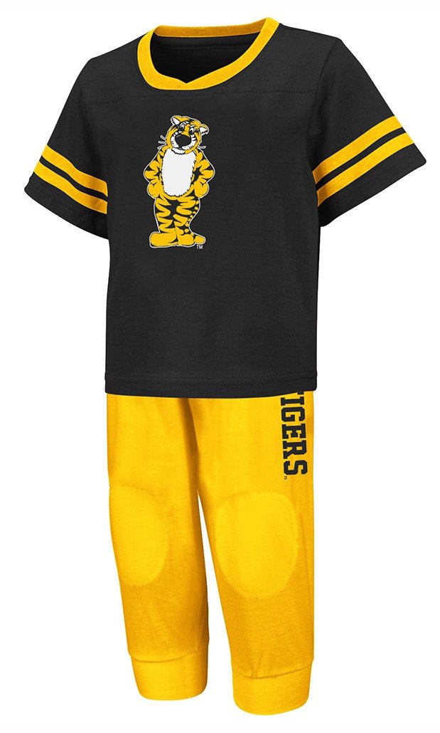 Colosseum Athletics Toddlers' University of Missouri Quarterback Shirt and Pant Combo Set
