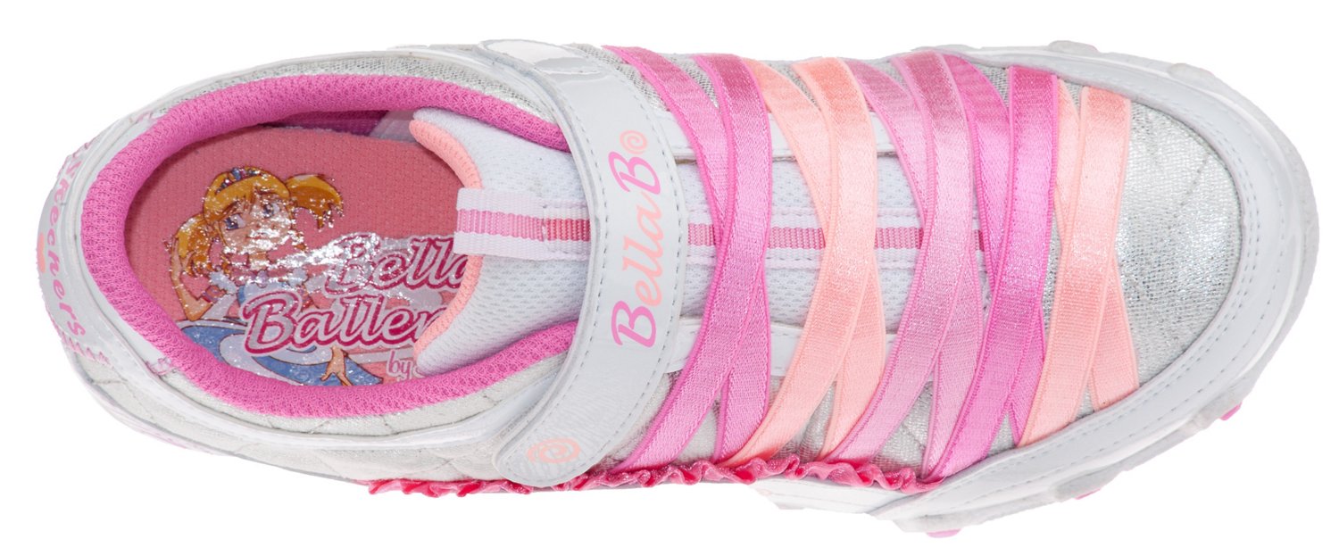 SKECHERS Girls' Bella Ballerina Prima Sweet Spun Athletic Lifestyle Shoes thumbnail