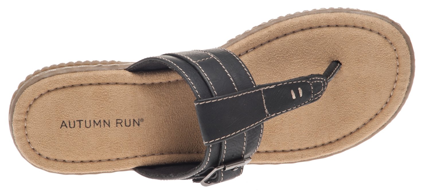 Autumn Run® Women's Buckle Thong Sandals thumbnail