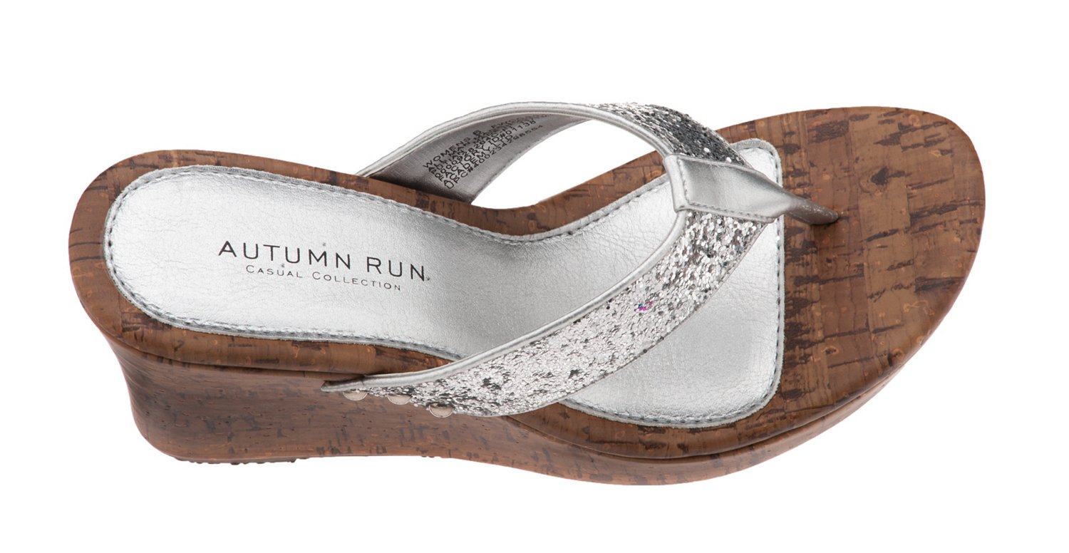 Autumn Run® Women's Glitter Wedges thumbnail