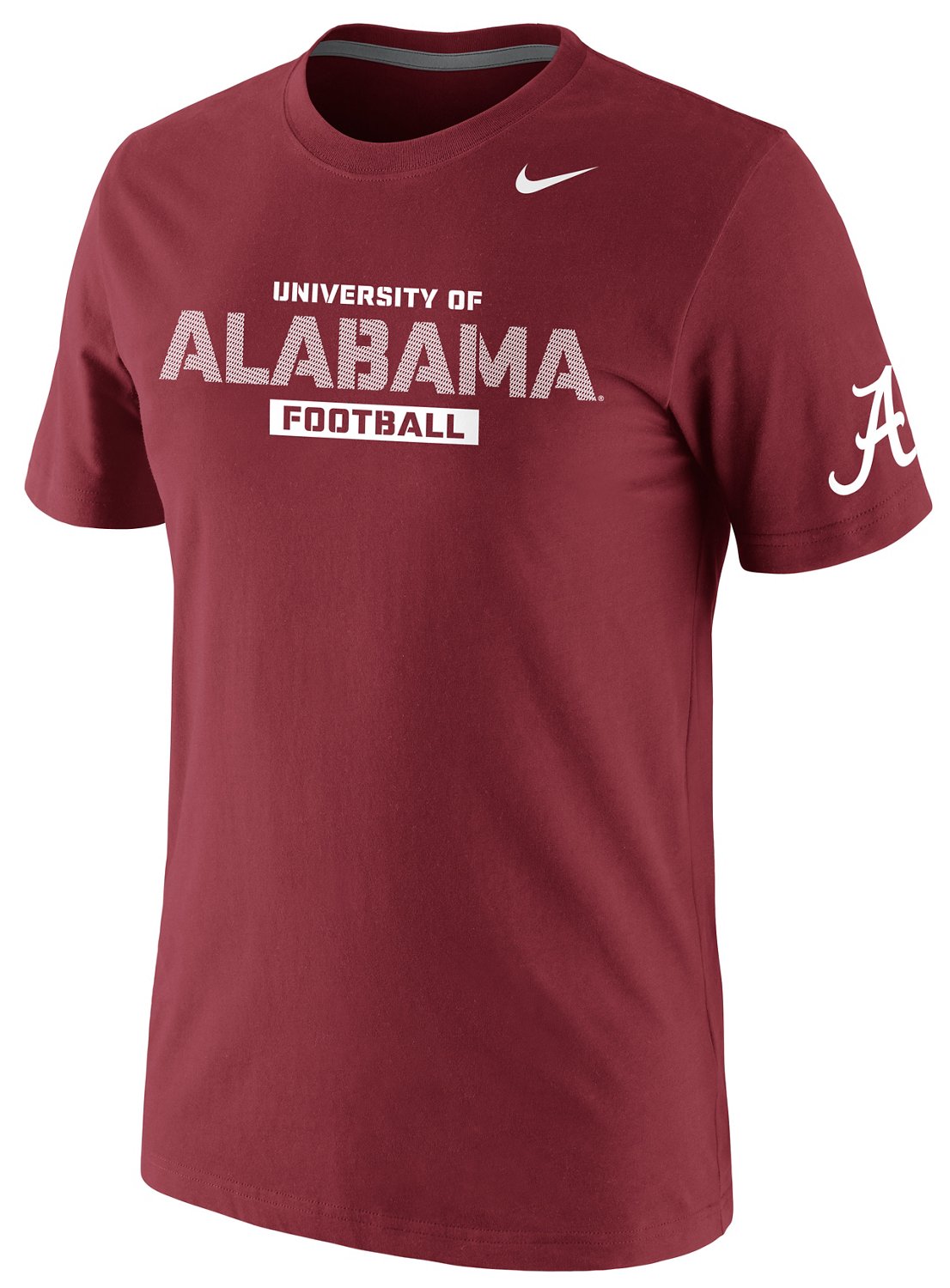 Nike Men's University of Alabama Practice Team Issue Short Sleeve T-shirt