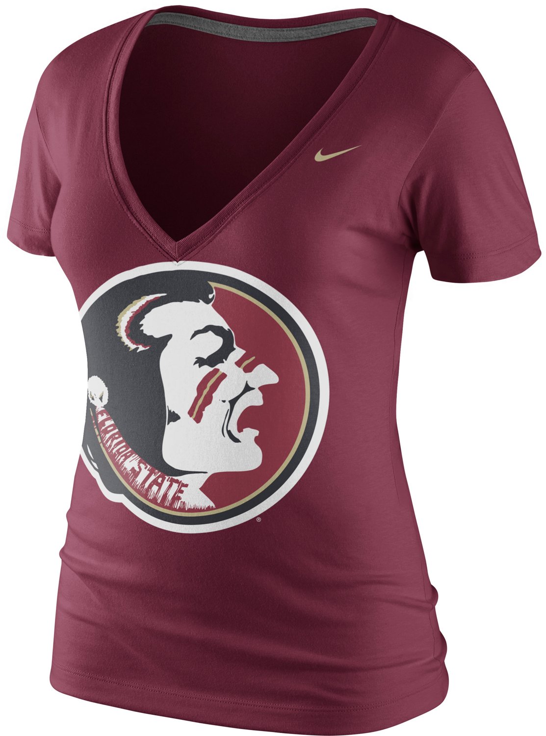 Nike Women's Florida State University Deep V Triblend Fan T-shirt