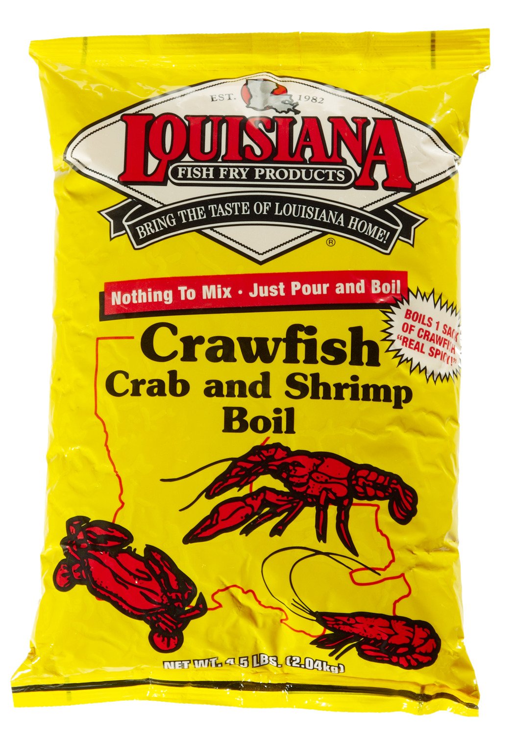 Louisiana Fish Fry Products 4.5 lb. Crawfish/Crab/Shrimp Boil thumbnail