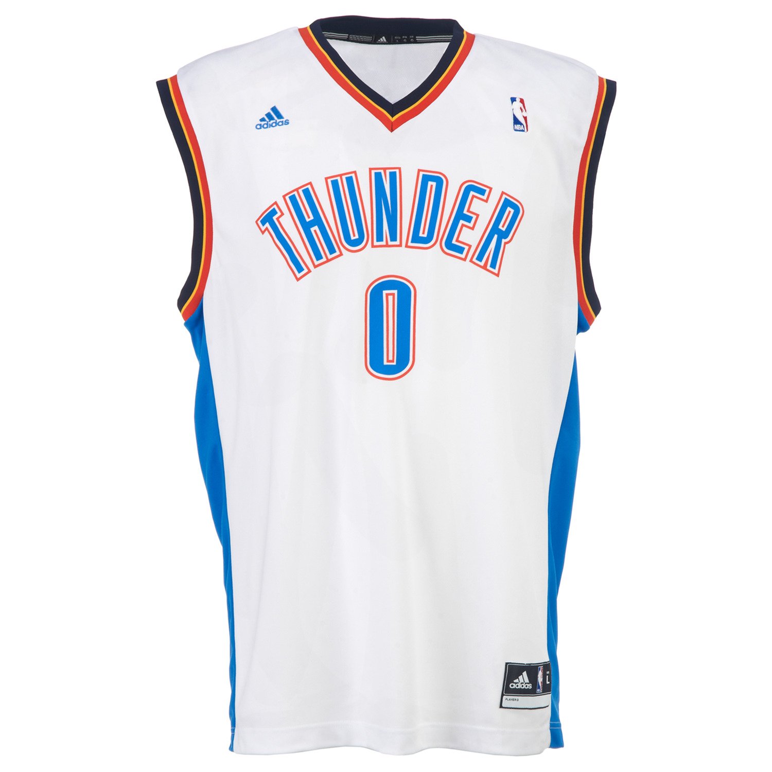 adidas Men's Oklahoma City Thunder Russell Westbrook #0 Revolution 30 Replica Jersey