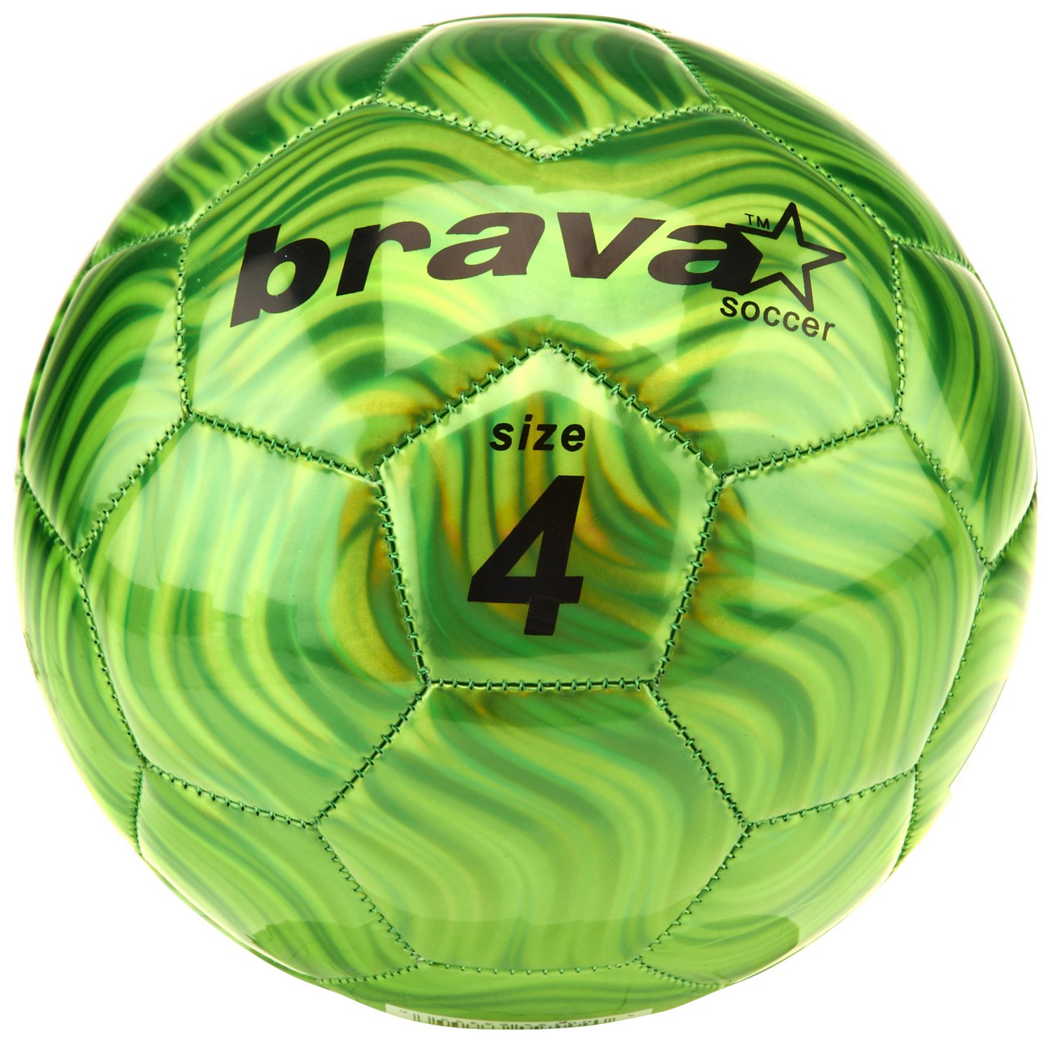 Brava® Soccer Green Foil Size 4 Soccer Ball