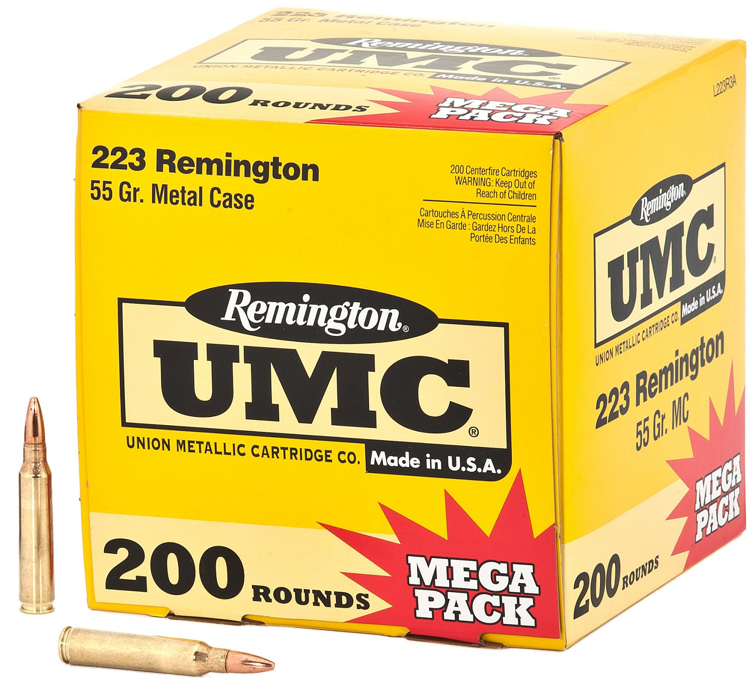 Remington Umc 223 Remington 55 Grain Centerfire Rifle Ammunition Academy 
