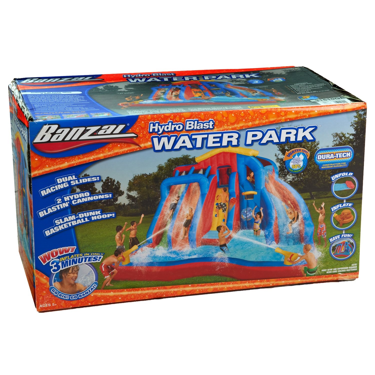 Banzai Toy Quest Hydro Blast Water Park thumbnail