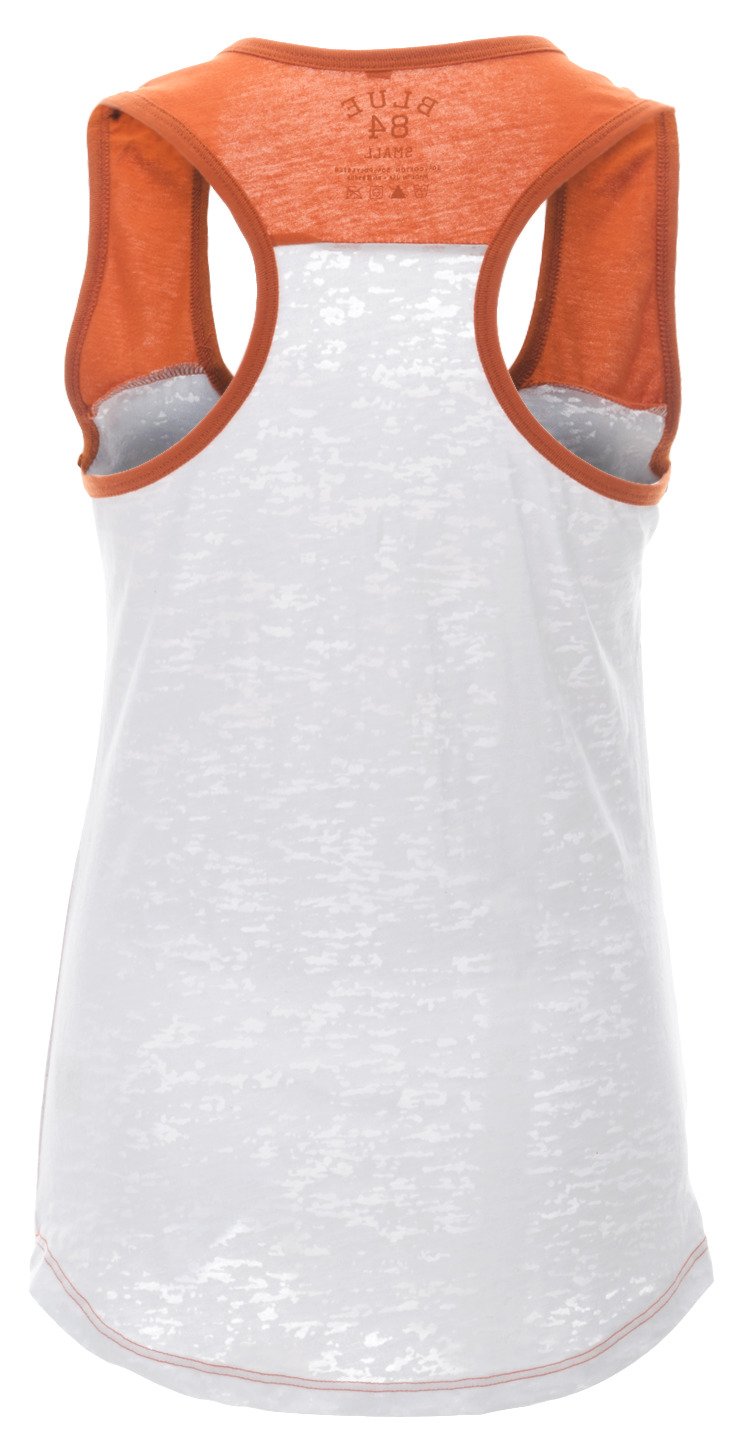 Blue 84 Juniors' University of Texas Burnout Raglan Tank Top thumbnail