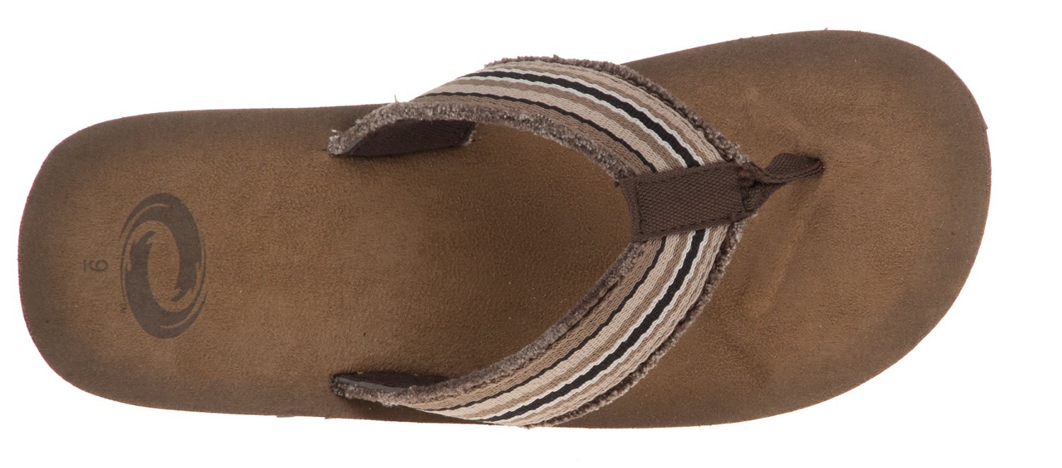 O'rageous® Men's Preppy Strap Thong Sandals thumbnail