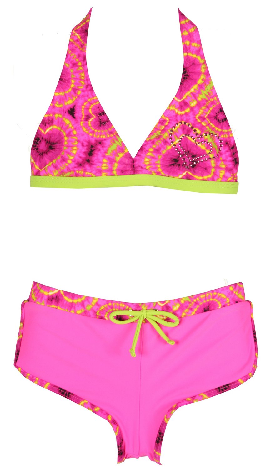 O'rageous® Girls' Follow Your Heart Stationary Halter and Boyshort Set