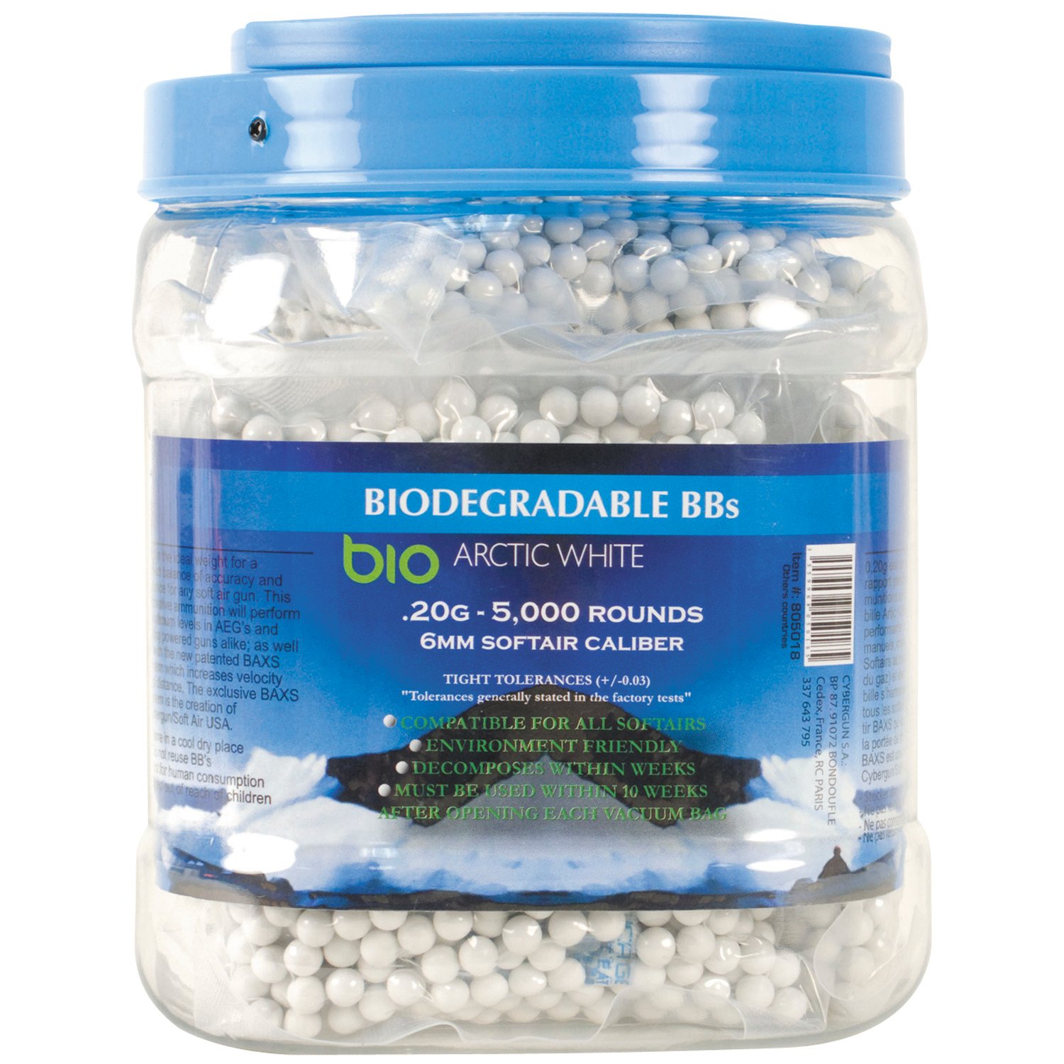 Soft Air USA Biodegradable Airsoft BBs 5,000-Pack