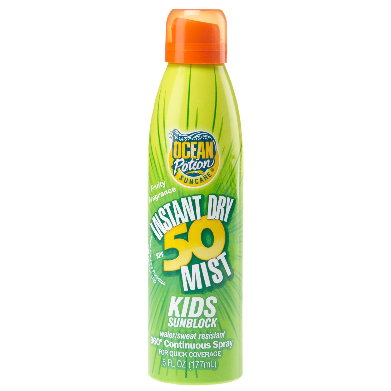 Ocean Potion Kids' Instant Dry SPF 50 Mist Sunblock