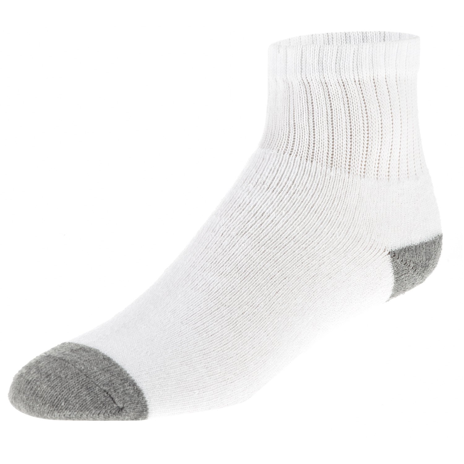 Tredz™ Adults' Quarter White Socks 8-Pack